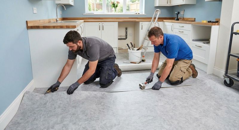 Sheet Linoleum Installation in Dallas, TX