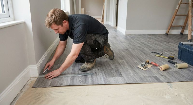 Sheet Vinyl Installation in Denton, TX