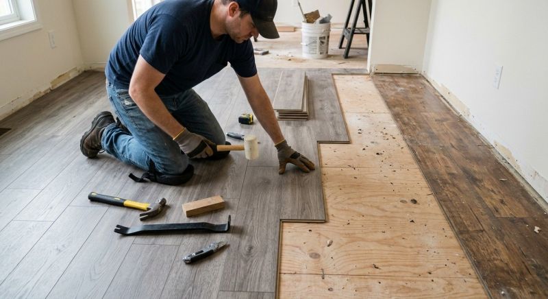 Laminate Floor Remodeling in Fredericksburg, VA