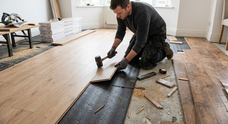 Laminate Floor Remodeling in Loudoun County, VA