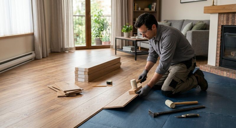 Plank Laminate Installation in Longmont, CO