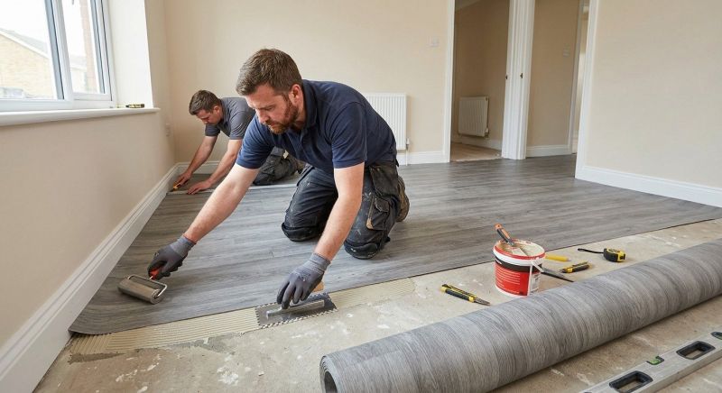 Sheet Flooring Installation in Fairfax County, VA