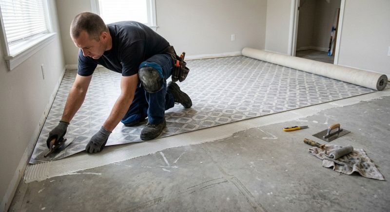 Sheet Linoleum Installation in Gilbert, AZ