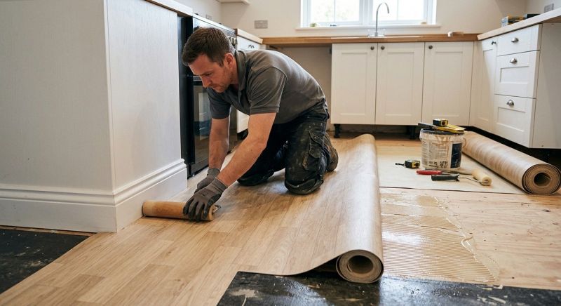 Sheet Linoleum Installation in Scottsdale, AZ