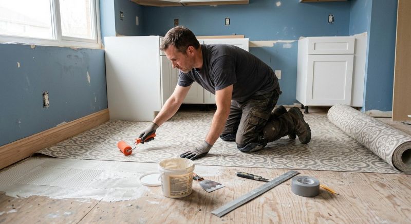 Sheet Vinyl Installation in Arlington, TX