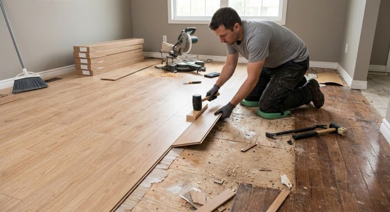 Wood Laminate Installation in Manassas, VA
